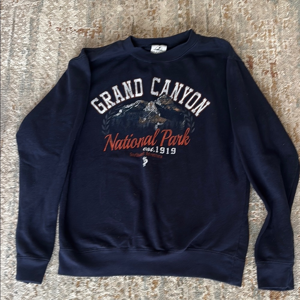 Grand Canyon National Park Navy Crew Neck Sweater